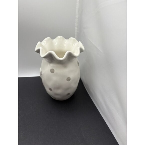 Oh Happy Day Vase Mudpie 5 1/2" x 4" - Picture 4 of 6